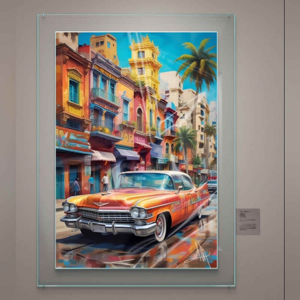 Cadillac portrait in Miami